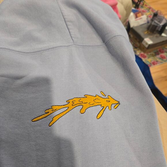 Vtg Disney Pooh embroidered sweatshirt sz M ringer - Picture 3 of 7